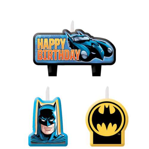 Batman Candle Set - Click Image to Close